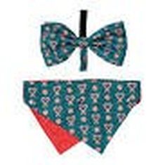 FUZZYARD perro pajarita y bandana I Heart Candy Canes