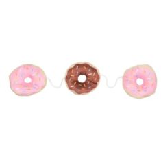 FUZZYARD gato juguete Donuts 3 on a string