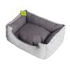 KUBICAMA cuna estrellas gris 60x48x24 cm