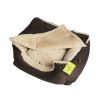 KUBICAMA cuna cueva laponia marrón 75x63x24 cm