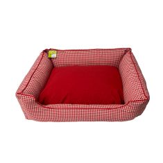 KUBICAMA cuna Vichy rojo