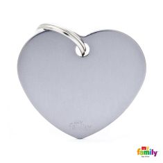 MY FAMILY corazón gris