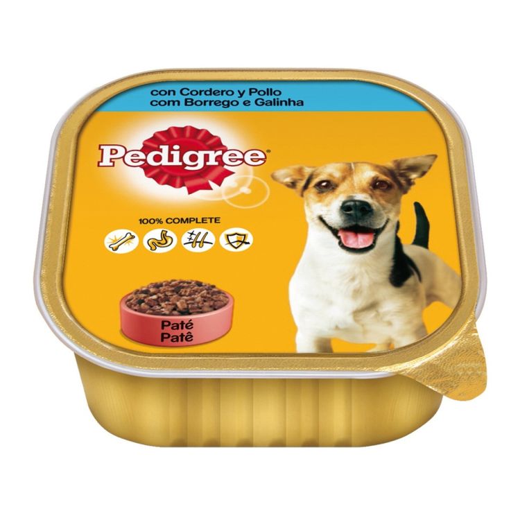PEDIGREE perro adulto cordero pollo tarrina 300 gr