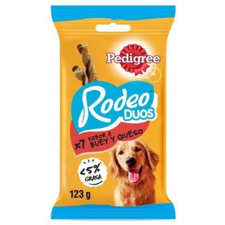 PEDIGREE perro snack Rodeo duo queso buey 123 gr