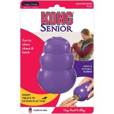 KONG perro senior juguete morado