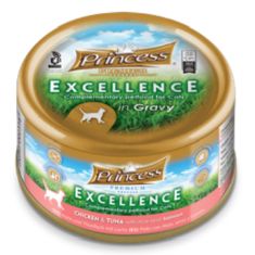 PRINCESS gato adulto Excelence pollo atun salmon lata 70gr