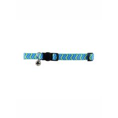PAWISE gato collar ondas azul 20x30 cm
