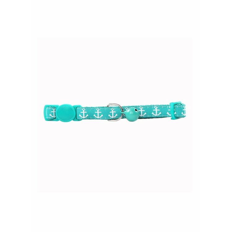 PAWISE gato collar anclas verde 20x30 cm