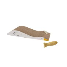 PAWISE rascador Pato y juguete 70x24 cm