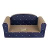 PAWISE gato rascador sofá real con juguete 50x28x22 cm