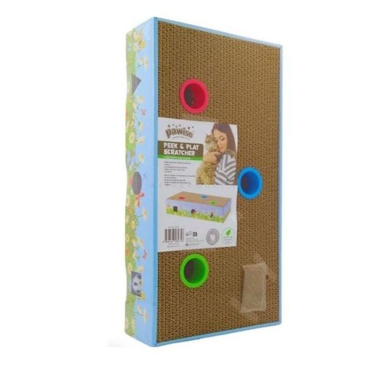 PAWISE rascador interactivo 46x23 cm