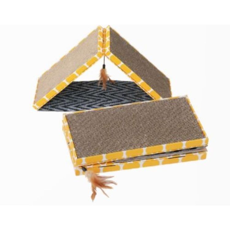 PAWISE rascador carton plegable