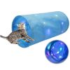 PAWISE gato túnel brillo en la oscuridad 100 cm