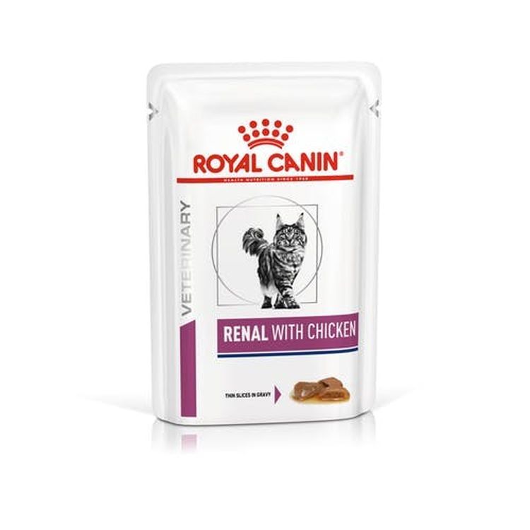 ROYAL CANIN gato adulto dieta renal pollo pouch 85 gr