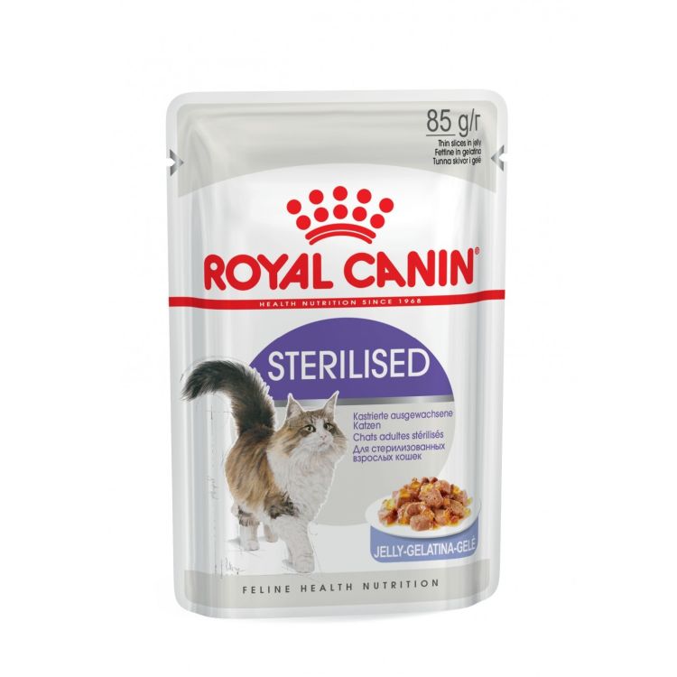 ROYAL CANIN gato adulto sterilised gelatina pouch 85 gr