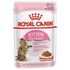 ROYAL CANIN gato kitten sterilised salsa pouch 85gr